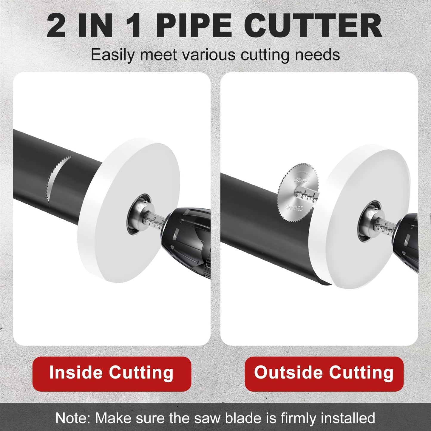 Inside Pipe Cutter for PVC Pipe Cutter Tool Kit