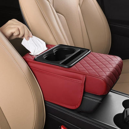🔥 Black Friday Blowout!	🏆Multifunctional PU Leather Car Armrest Box Mat