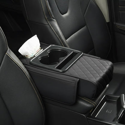 🔥 Black Friday Blowout!	🏆Multifunctional PU Leather Car Armrest Box Mat