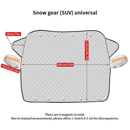 🎄Christmas Hot Sale🚗4-Layer Magnetic Windshield Cover for Car