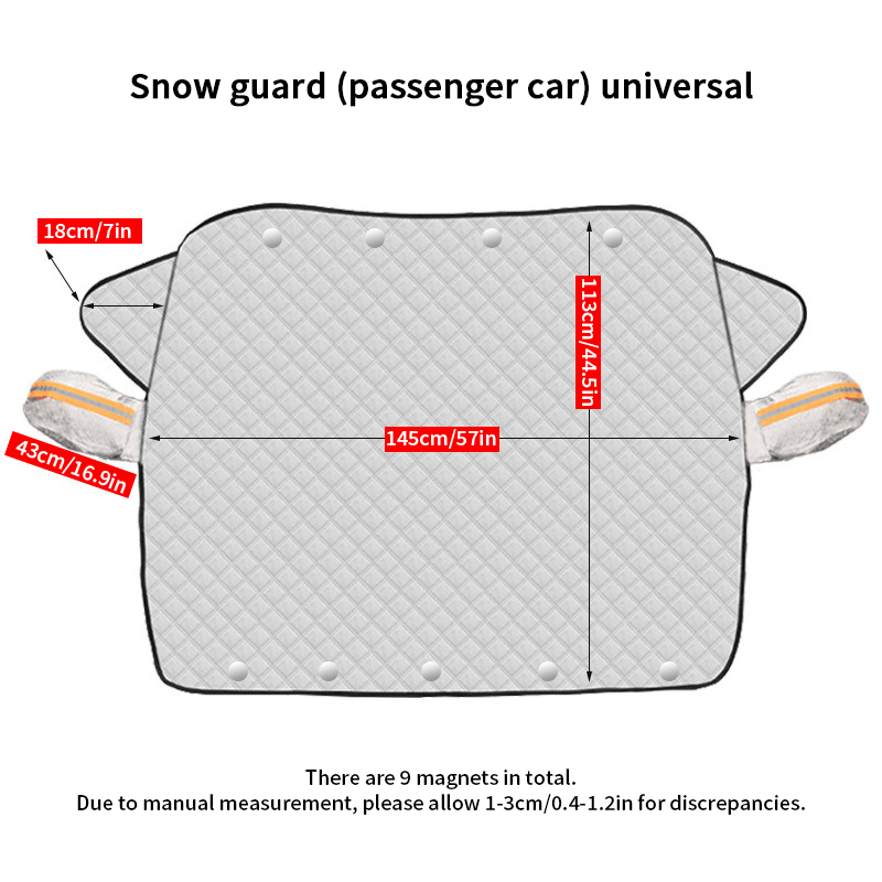 🎄Christmas Hot Sale🚗4-Layer Magnetic Windshield Cover for Car