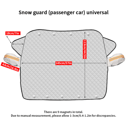 🎄Christmas Hot Sale🚗4-Layer Magnetic Windshield Cover for Car